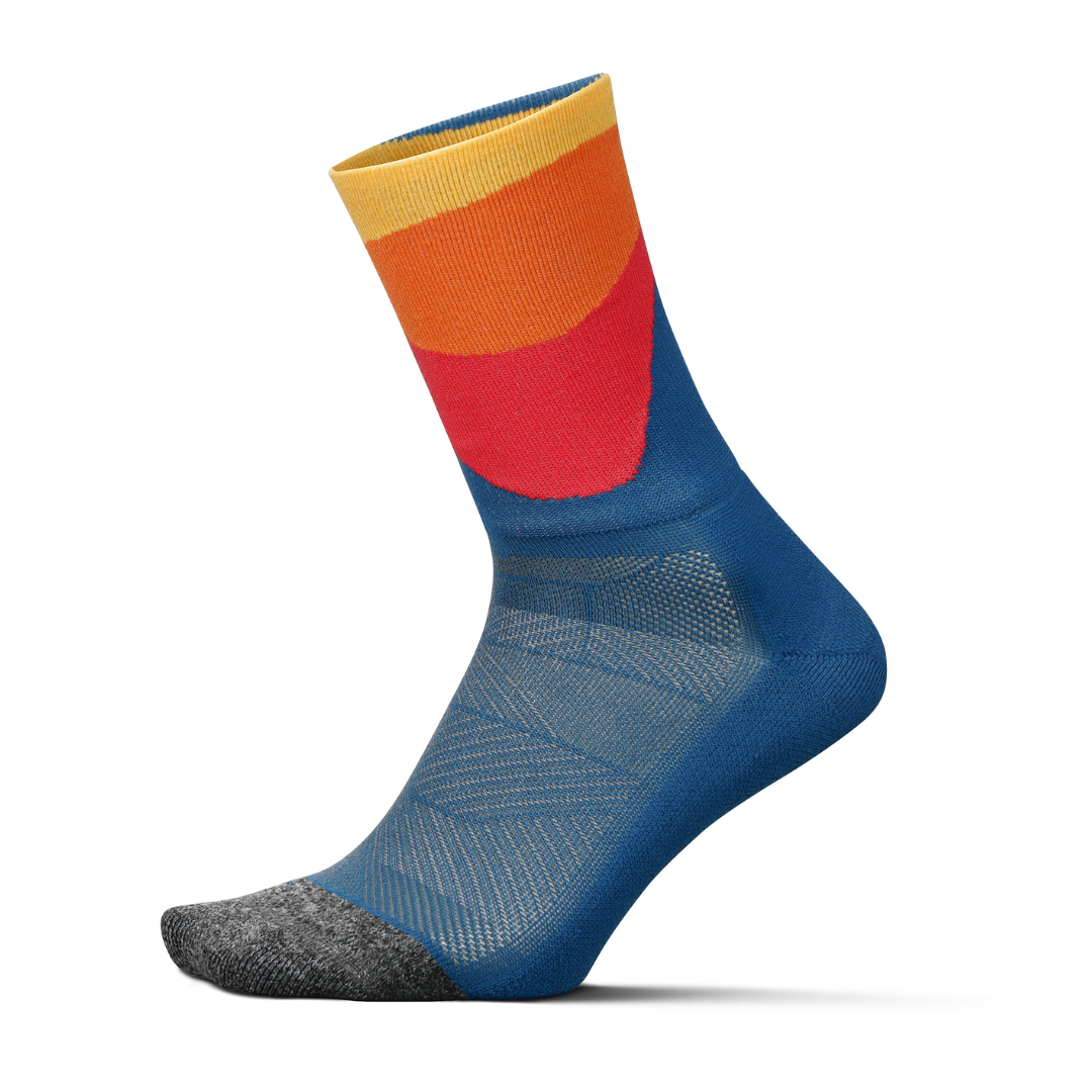 Feetures｜ELITE LIGHT CUSHION MINI CREW (Rhythmic Blue)