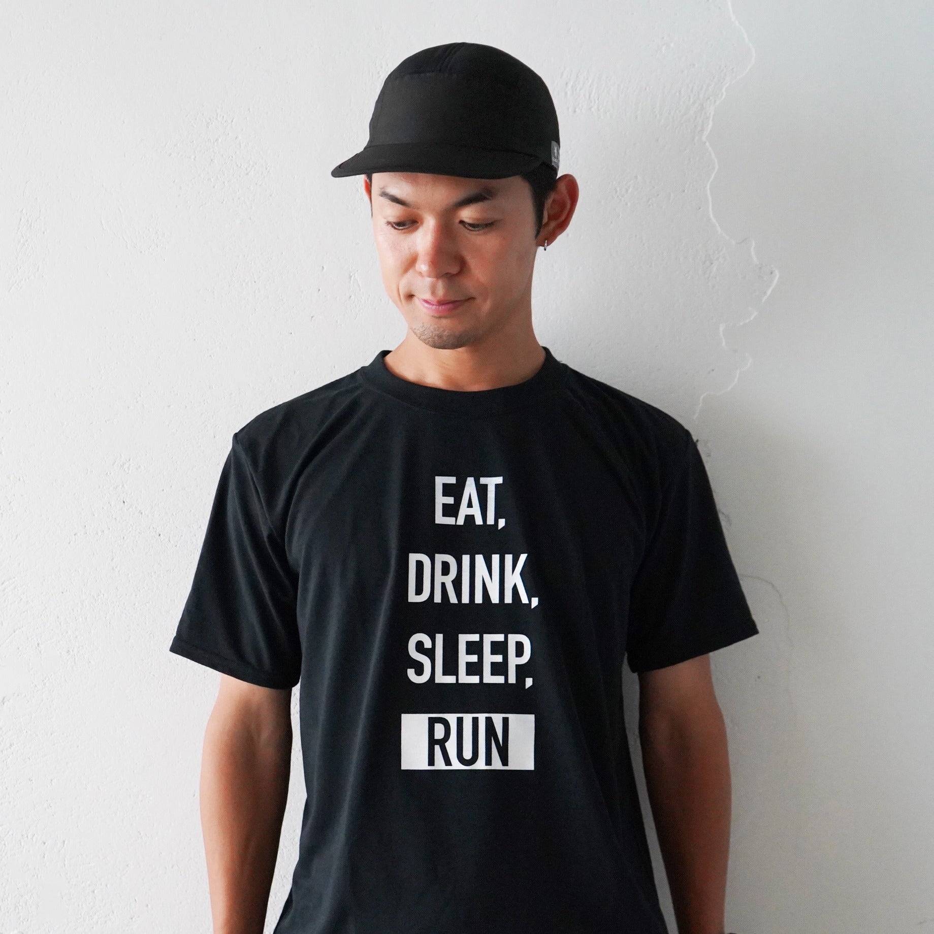 Runtrip Original 5Panel Cap 2nd Model (All Black)