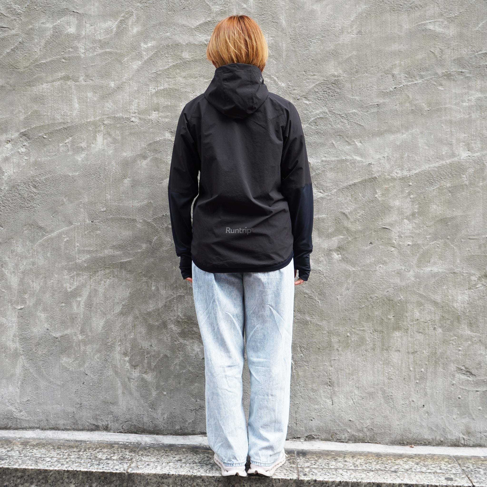 【展示サンプル】THE RUNNING JACKET by Runtrip 3rd model (Black)