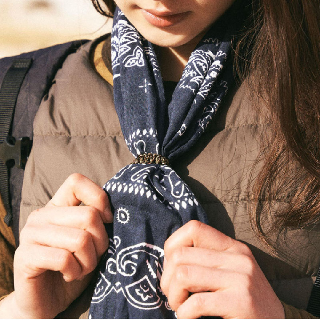 CHAORAS スポーツてぬぐい (ビンテージバンダナ Black)