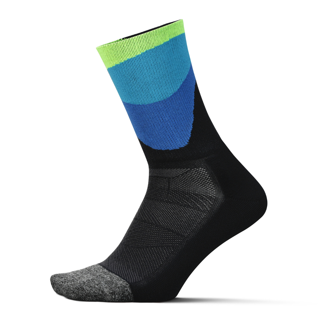 Feetures｜ELITE LIGHT CUSHION MINI CREW (Rhythmic Black)