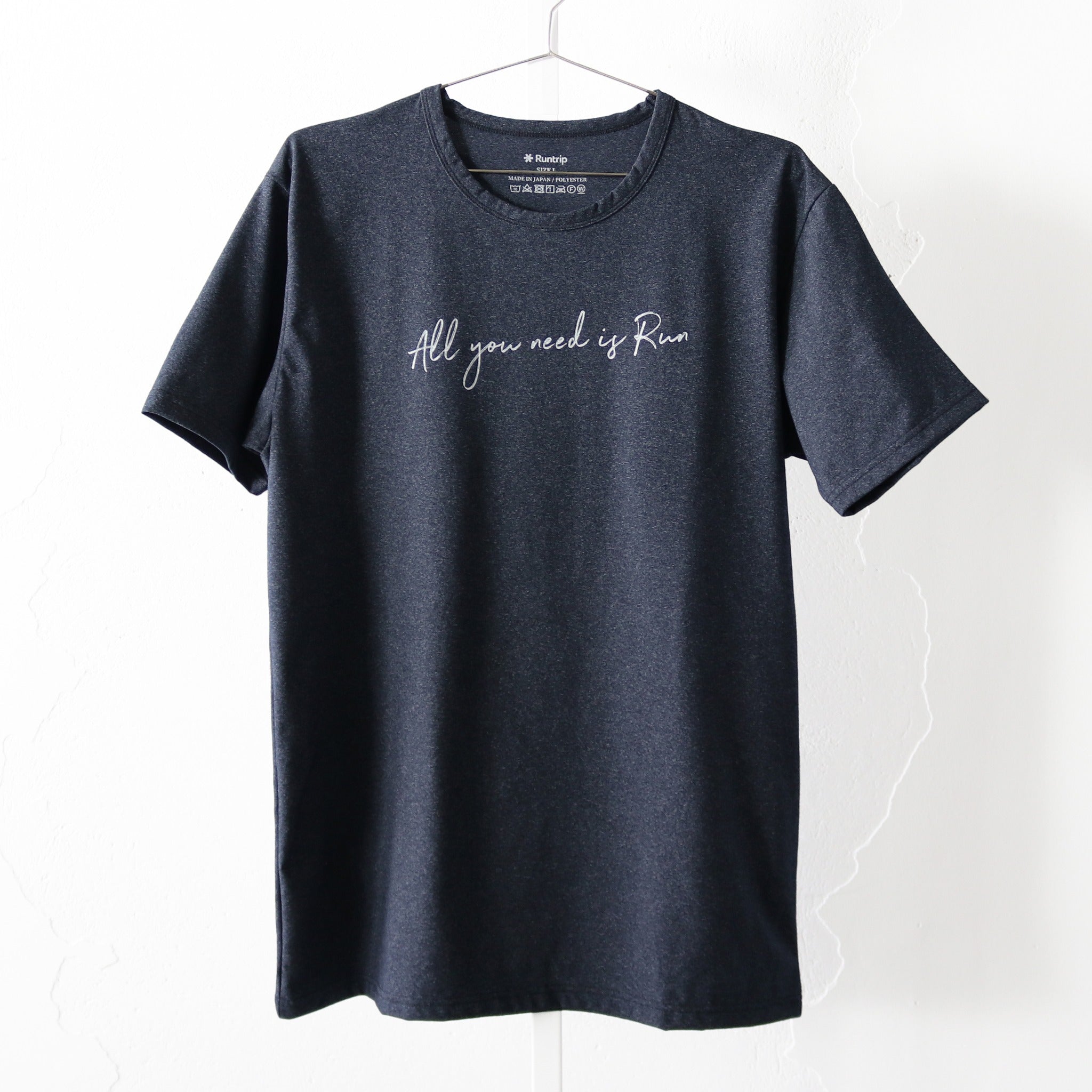 All you need is Run Tee (Navy)