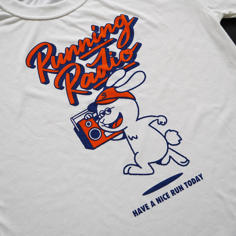 ランラジ Running Rabbit Tee (White)　