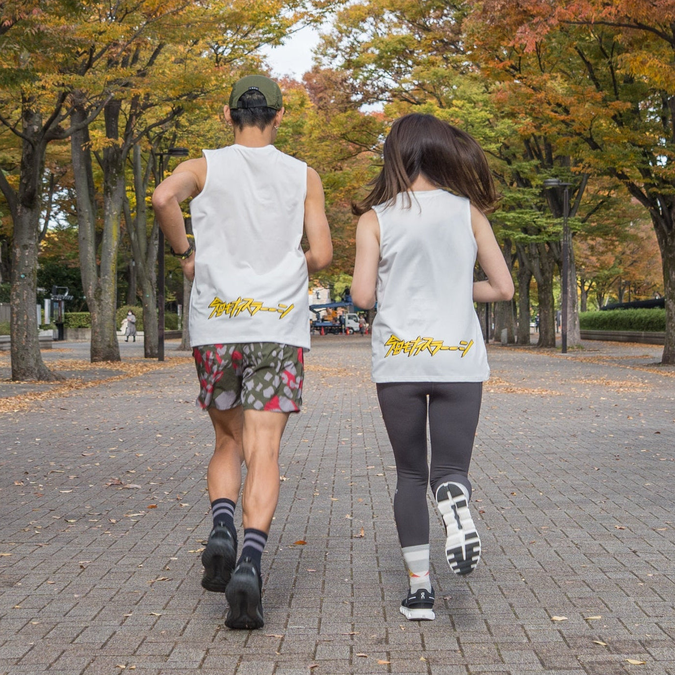 【予約商品】ランラジ × JINGER Racing Tank (White / Men’s)