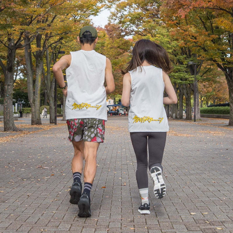 【予約商品】ランラジ × JINGER Racing Tank (White / Men’s)