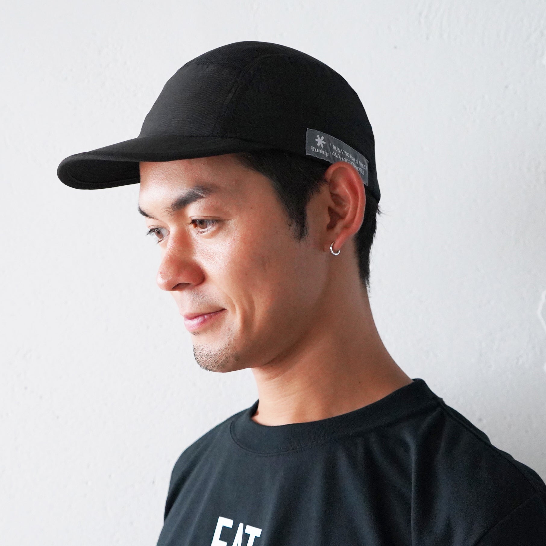 Runtrip Original 5Panel Cap 2nd Model（All Black）
