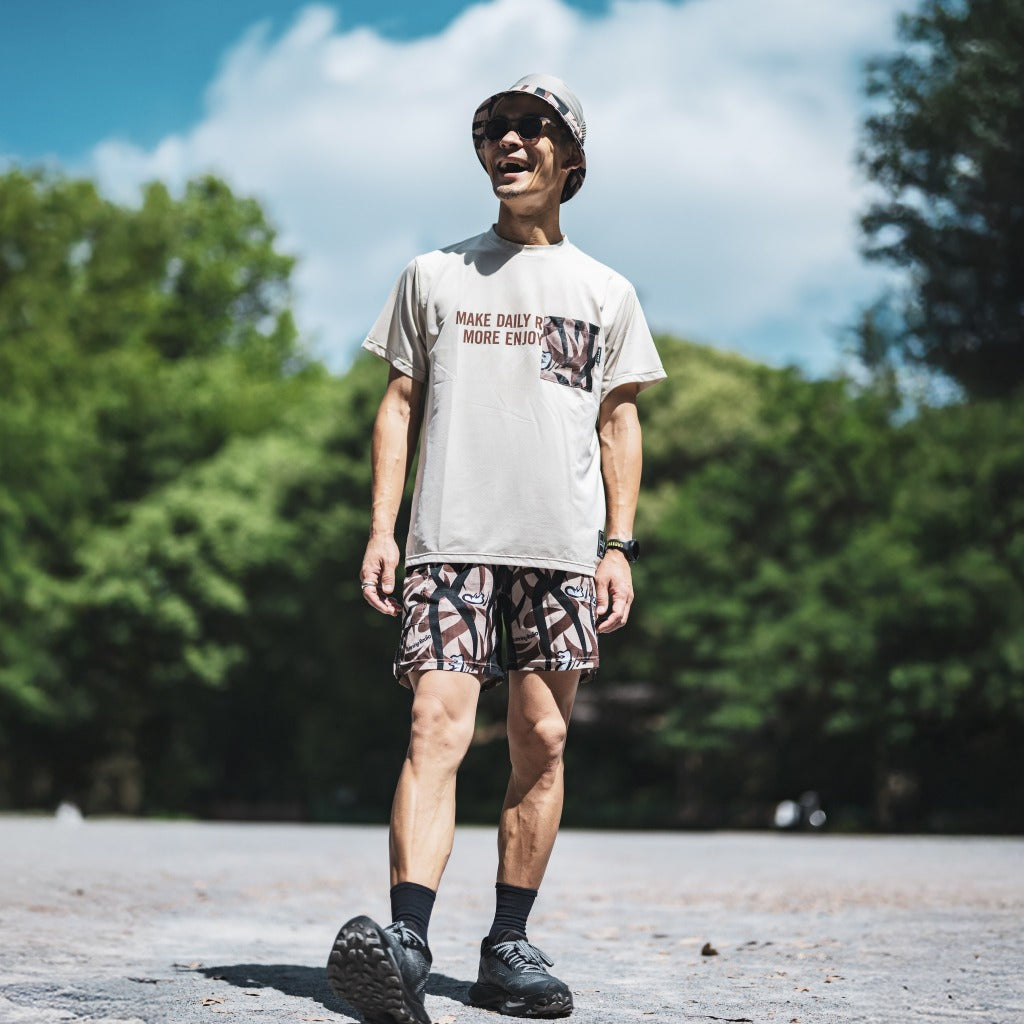 MMA × Takumi Okada Camo 7-pockets Shorts