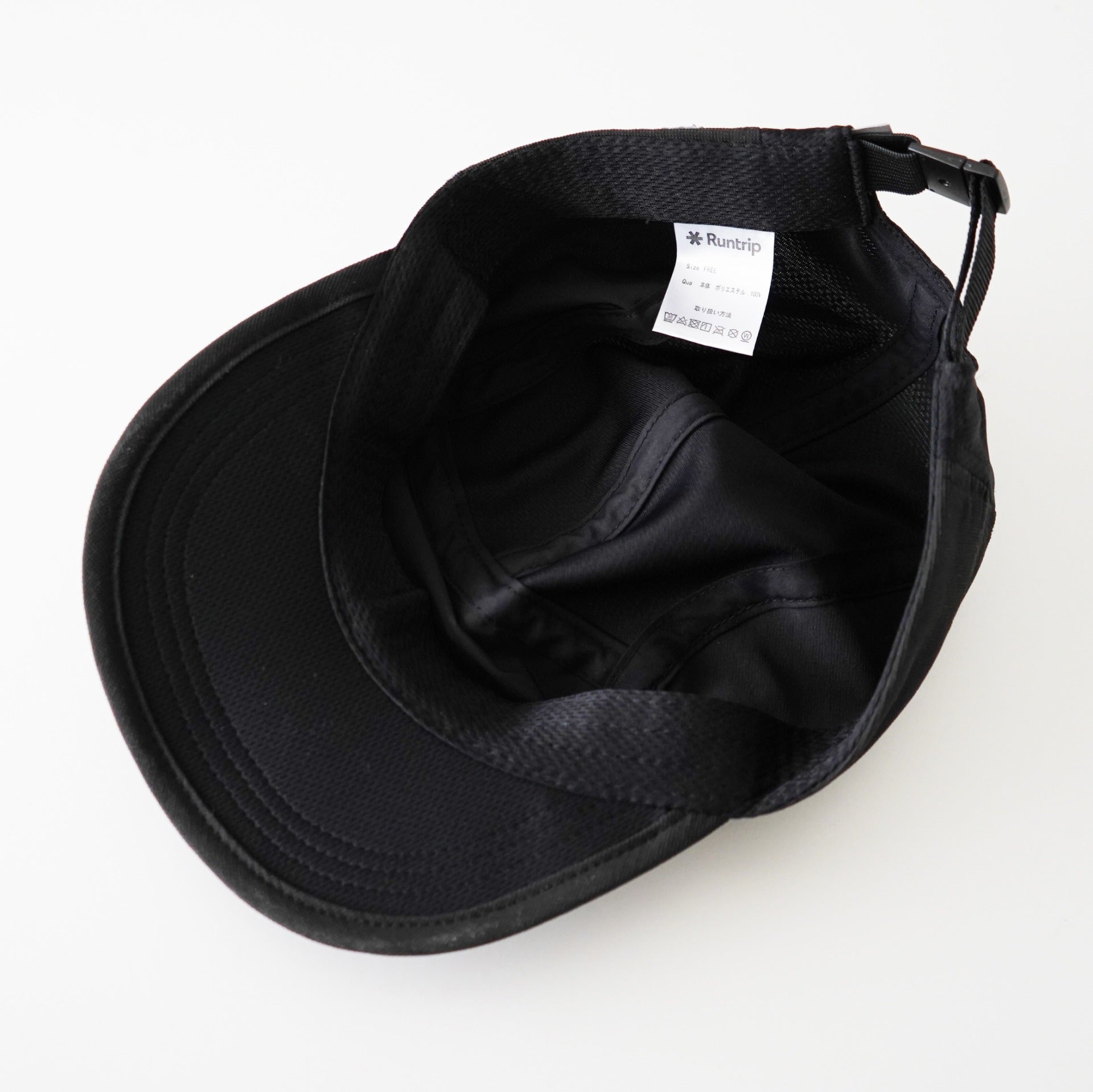 Runtrip Original 5Panel Cap 2nd Model (All Black)