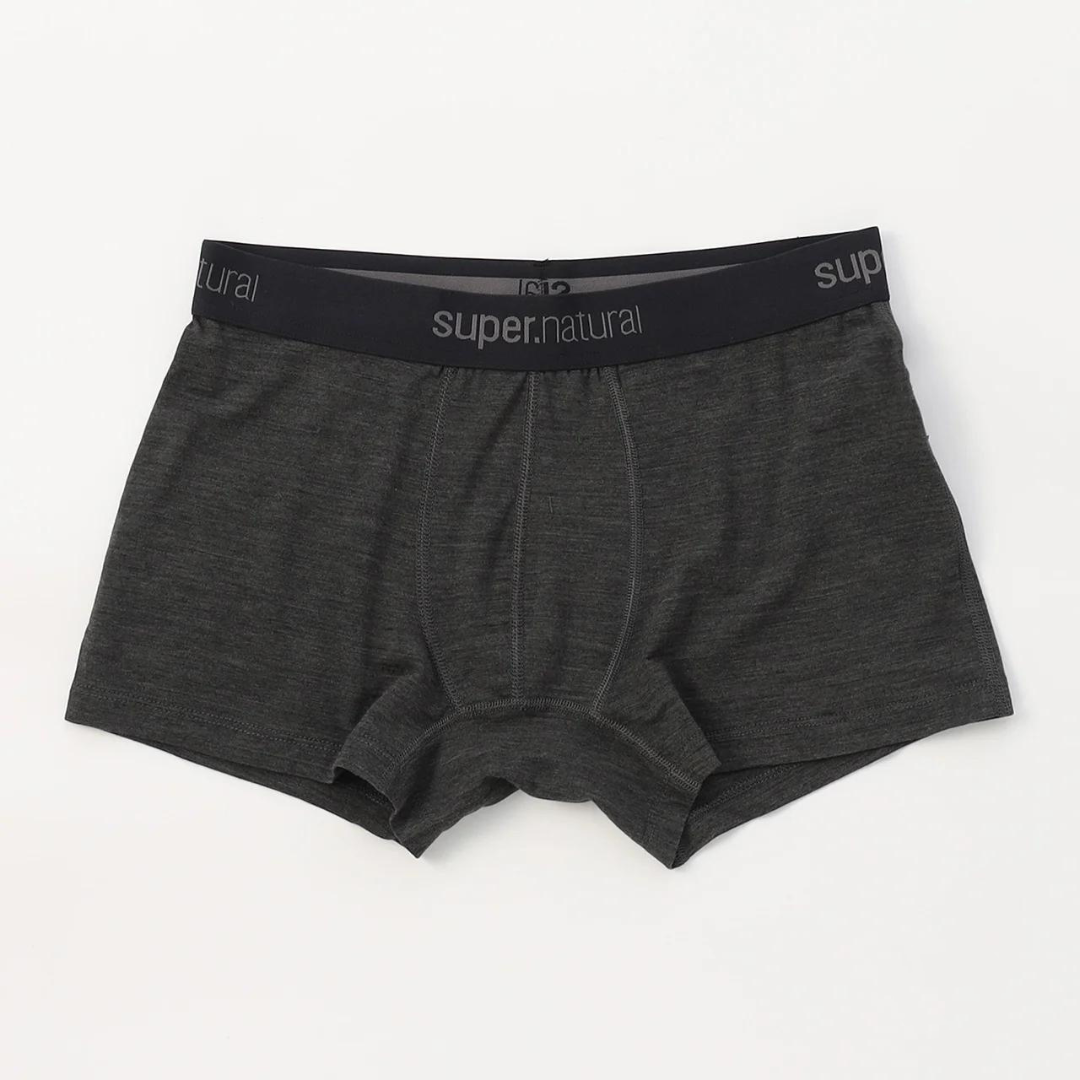 [sn] Men's BASE MID BOXER PANTS (Pirate Grey Melange)