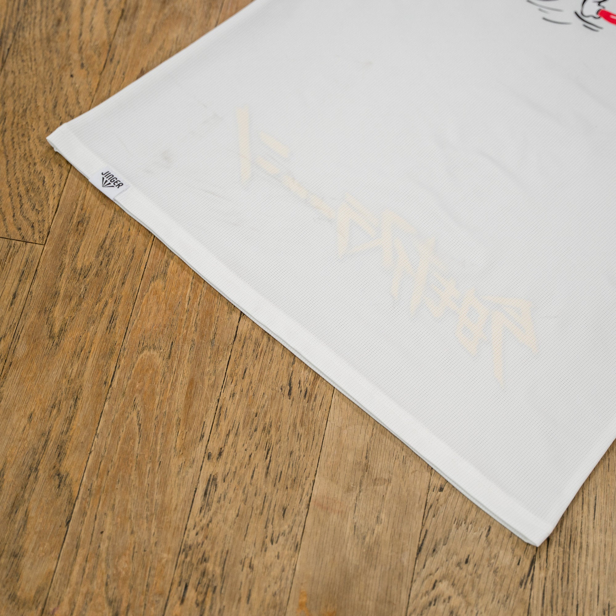 【予約商品】ランラジ × JINGER Racing Tank (White / Women’s)