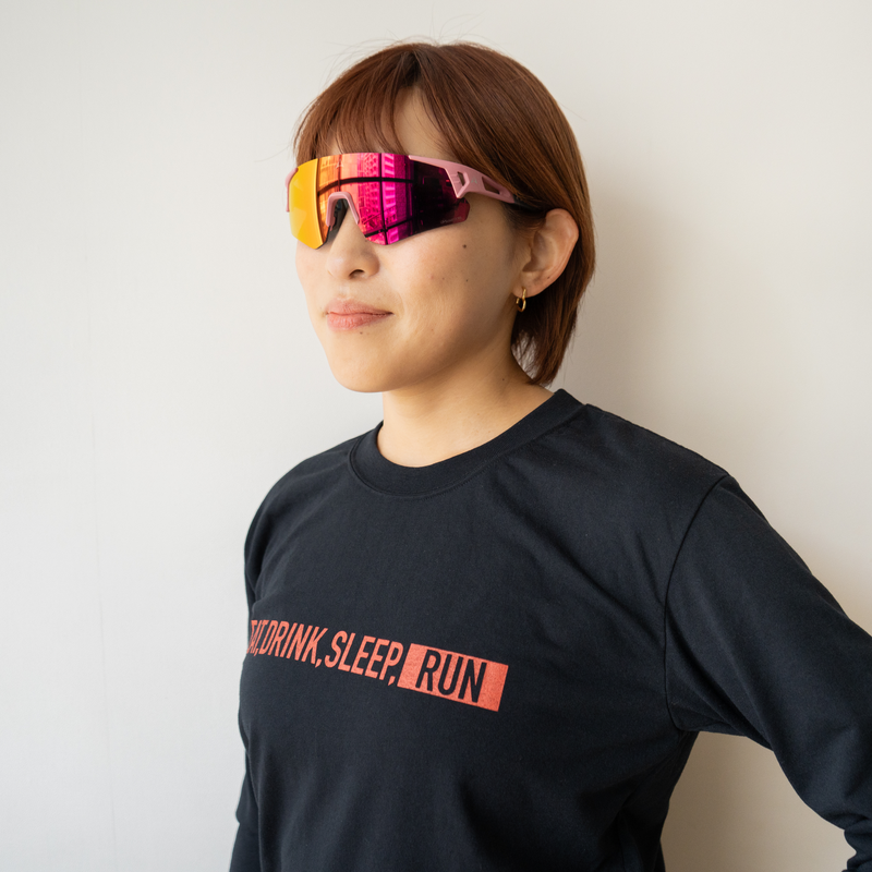 ALTALIST HAYATE R1 (Smoky Pink Frame / Dark Red Mirror Lens)