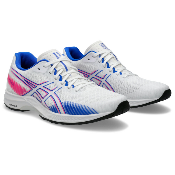 ASICS LYTERACER 5 (Women's) WHITE/ILLUSION BLUE