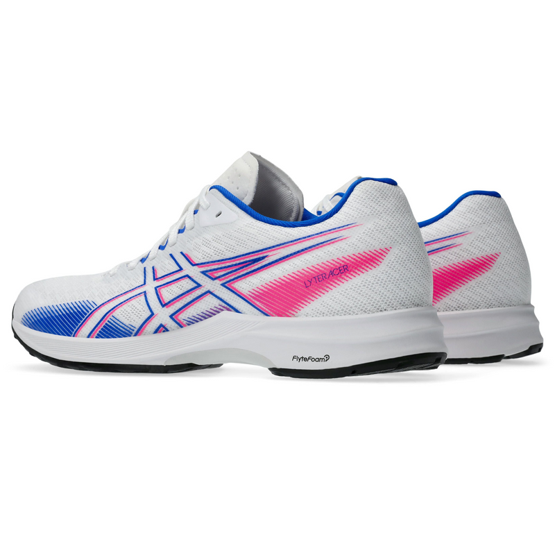 ASICS LYTERACER 5 (Women's) WHITE/ILLUSION BLUE