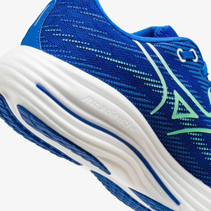 MIZUNO WAVE RIDER 29 SW (MENS) ブルー×ライトグリーン×ホワイト