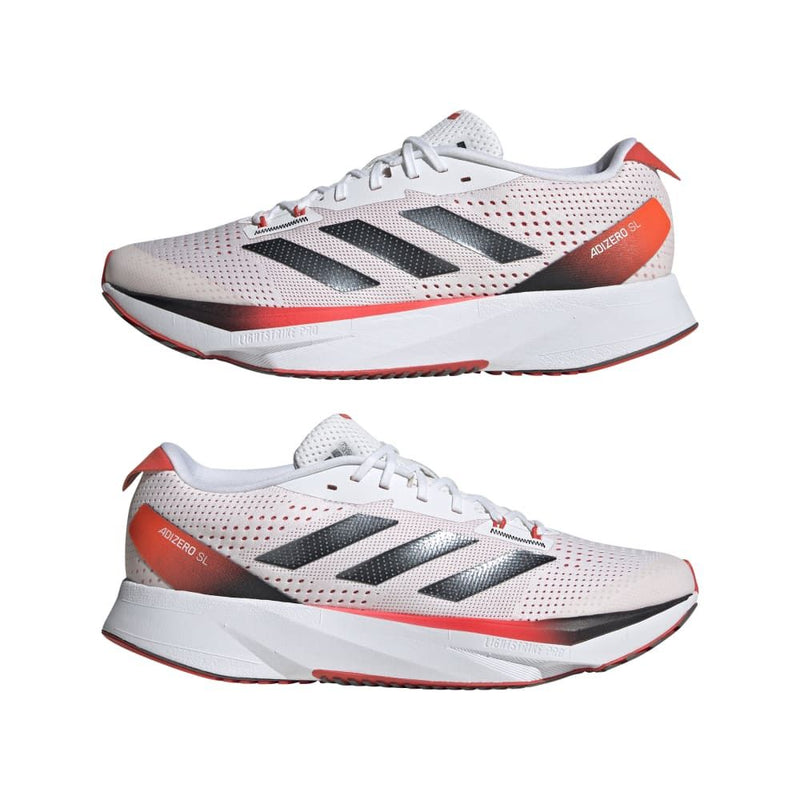 adidas ADIZERO SL（Men's） フットウェアホワイト/コアブラック/ブライトレッド