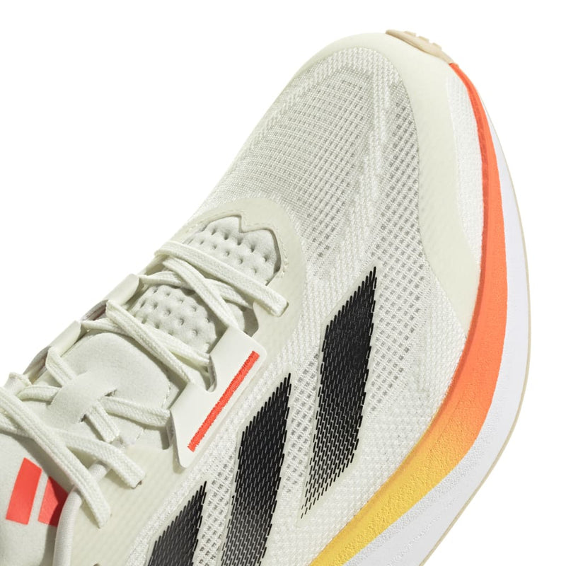 adidas ADIZERO DURAMO SPEED M (Men's) Ivory/Core Black/Solar Red