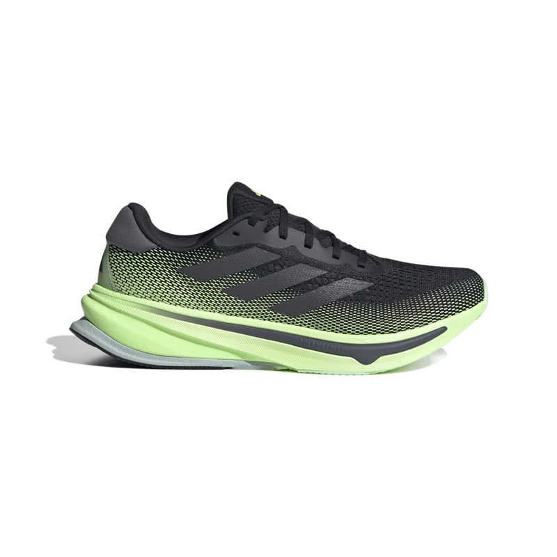 adidas SUPERNOVA RISE (Men's) Core Black/Grey Five/Green Spark