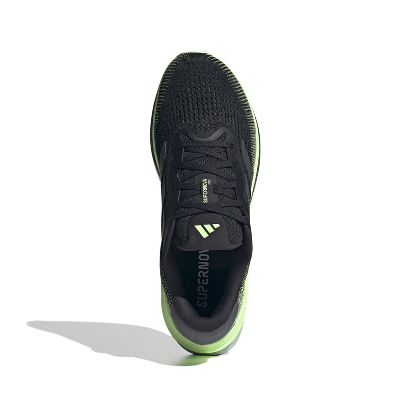adidas SUPERNOVA RISE (Men's) Core Black/Grey Five/Green Spark