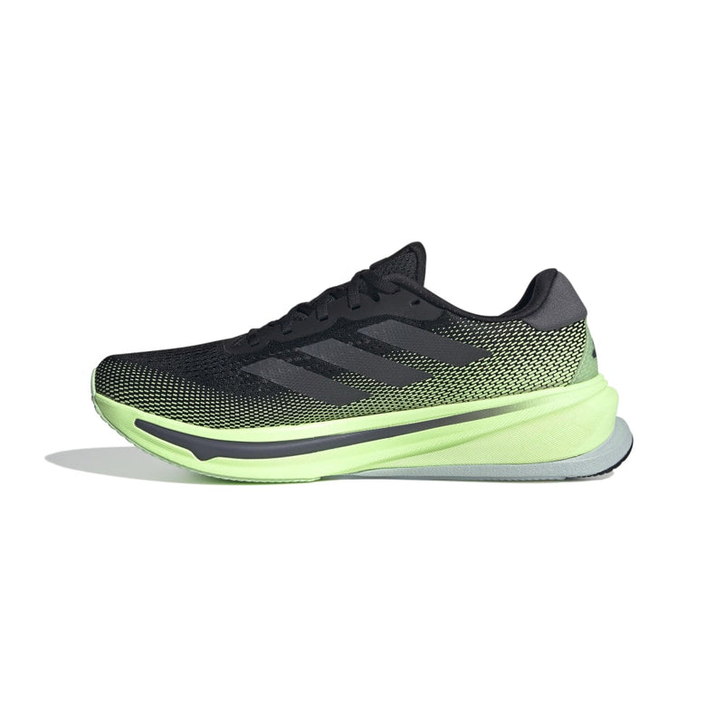 adidas SUPERNOVA RISE (Men's) Core Black/Grey Five/Green Spark