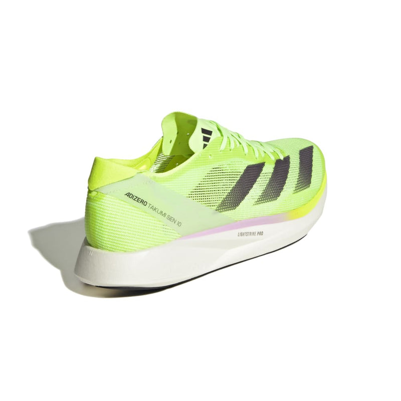 adidas ADIZERO TAKUMI SEN 10 (Men's) Green Spark/Aurora Metallic/Lucid Lemon