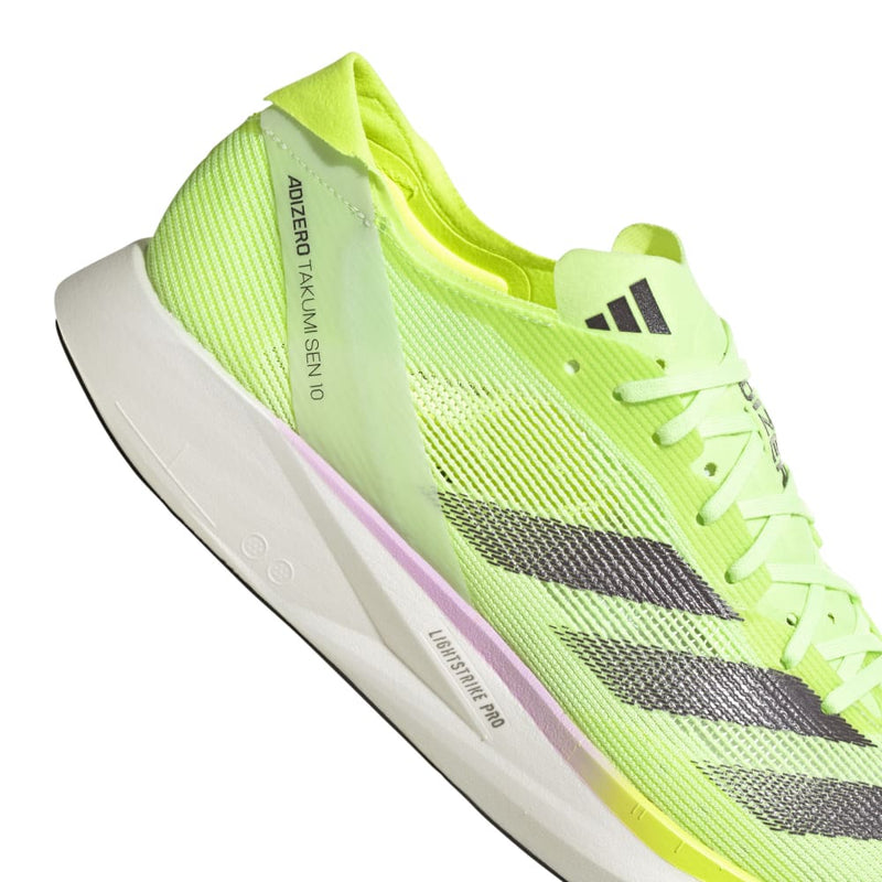adidas ADIZERO TAKUMI SEN 10 (Men's) Green Spark/Aurora Metallic/Lucid Lemon