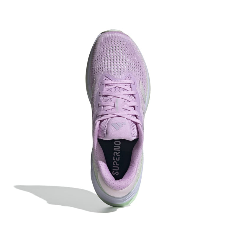 adidas SUPERNOVA RISE（Women's） ブリスライラック/リネングリーンメタリック/クリアピンク