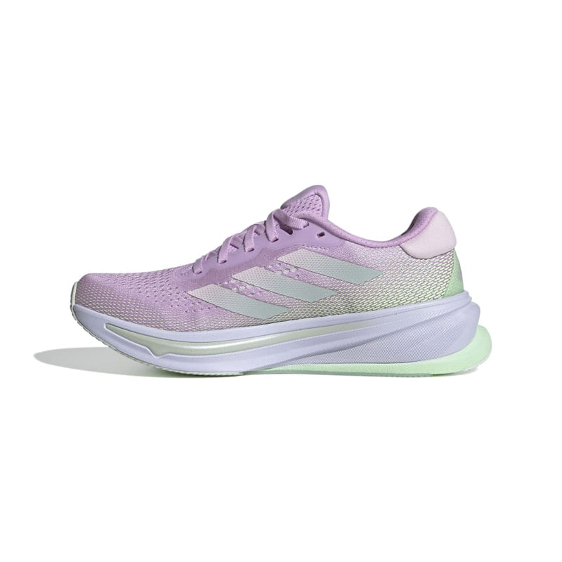 adidas SUPERNOVA RISE（Women's） ブリスライラック/リネングリーンメタリック/クリアピンク