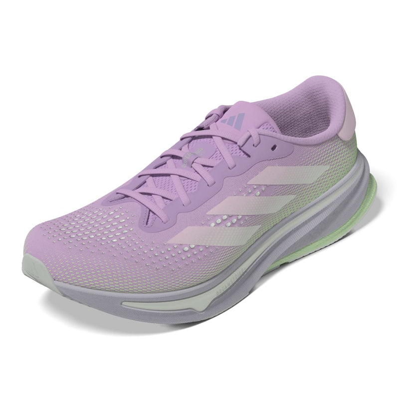 adidas SUPERNOVA RISE（Women's） ブリスライラック/リネングリーンメタリック/クリアピンク