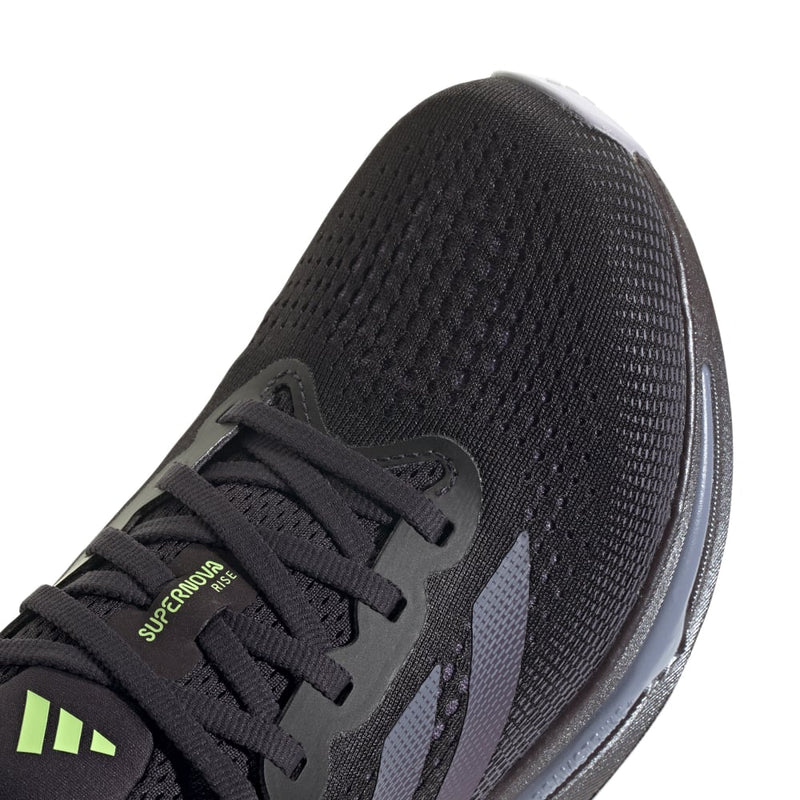adidas SUPERNOVA RISE（Women's） オーロラブラック/シャドーバイオレット/グリーンスパーク