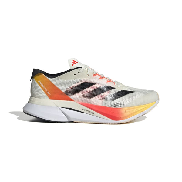 adidas ADIZERO BOSTON 12（Men's） アイボリー/コアブラック/ソーラーレッド