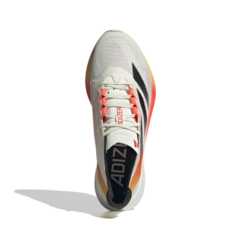 adidas ADIZERO BOSTON 12 (Men's) Ivory/Core Black/Solar Red