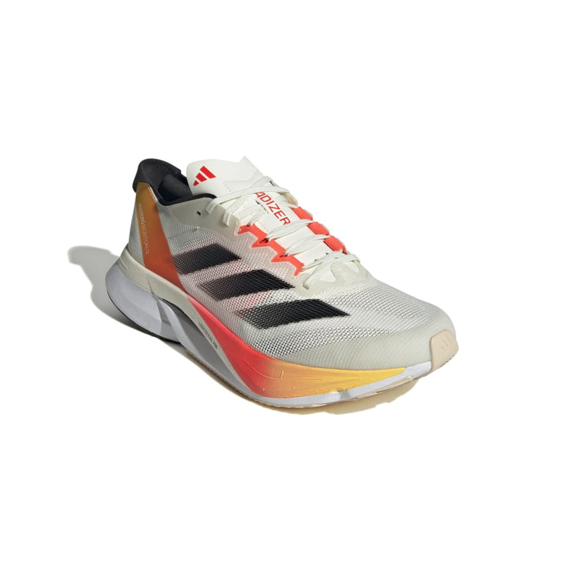 adidas ADIZERO BOSTON 12 (Men's) Ivory/Core Black/Solar Red