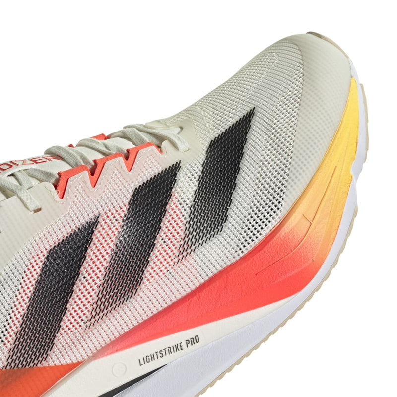 adidas ADIZERO BOSTON 12 (Men's) Ivory/Core Black/Solar Red