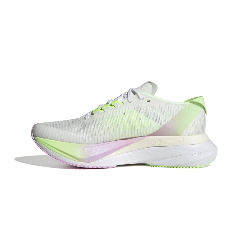 adidas ADIZERO BOSTON 12（Women's） フットウェアホワイト/コアブラック/グリーンスパーク