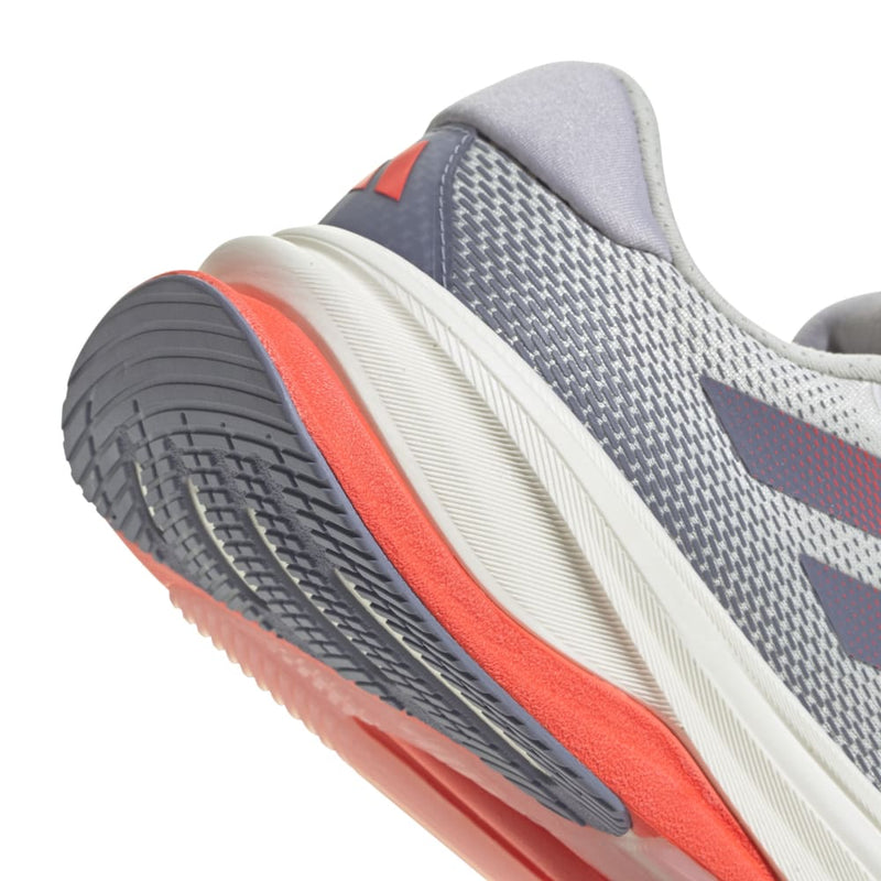 adidas SUPERNOVA SOLUTION (Women's) Off-White/Solar Red/Silver Violet