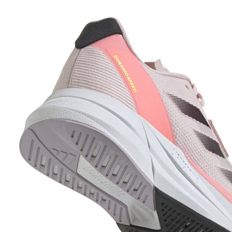 adidas ADIZERO DURAMO SPEED W (WOMENS) Sandy Pink/Aurora Metallic/Solar Red