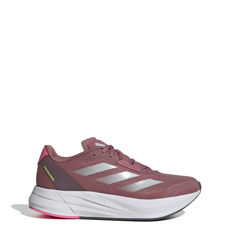 adidas ADIZERO DURAMO SPEED W (WOMENS) Pre-rubbed Crimson/Zero Metallic/Shadow Fig