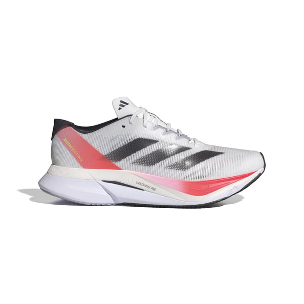 adidas ADIZERO BOSTON 12 M (MENS) Footwear White/Aurora Metallic/Solar Red