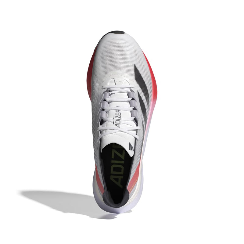 adidas ADIZERO BOSTON 12 M (MENS) フットウェアホワイト/オーロラメタリック/ソーラーレッド