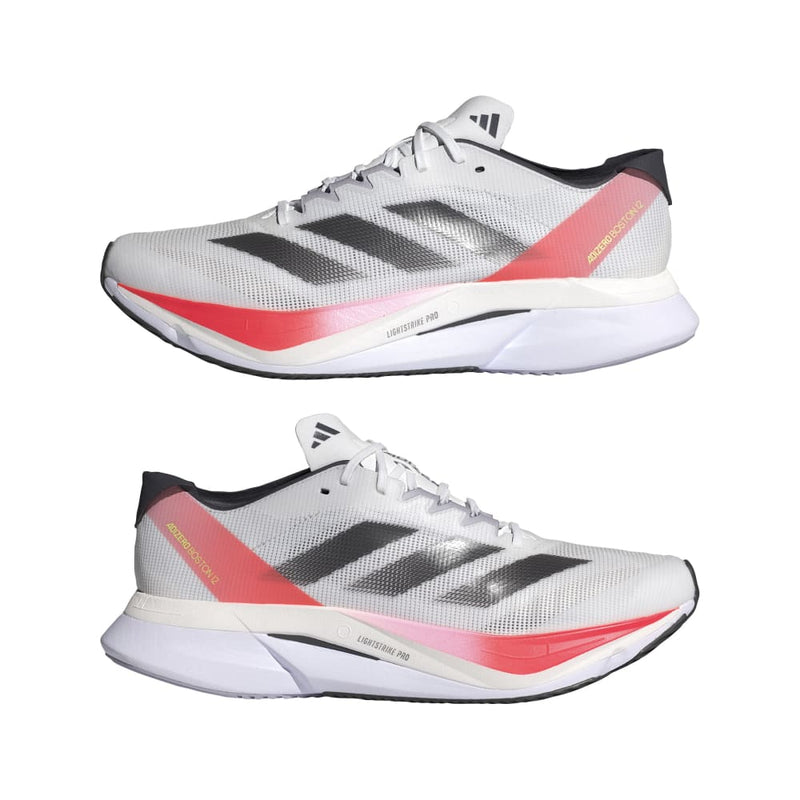 adidas ADIZERO BOSTON 12 M (MENS) フットウェアホワイト/オーロラメタリック/ソーラーレッド