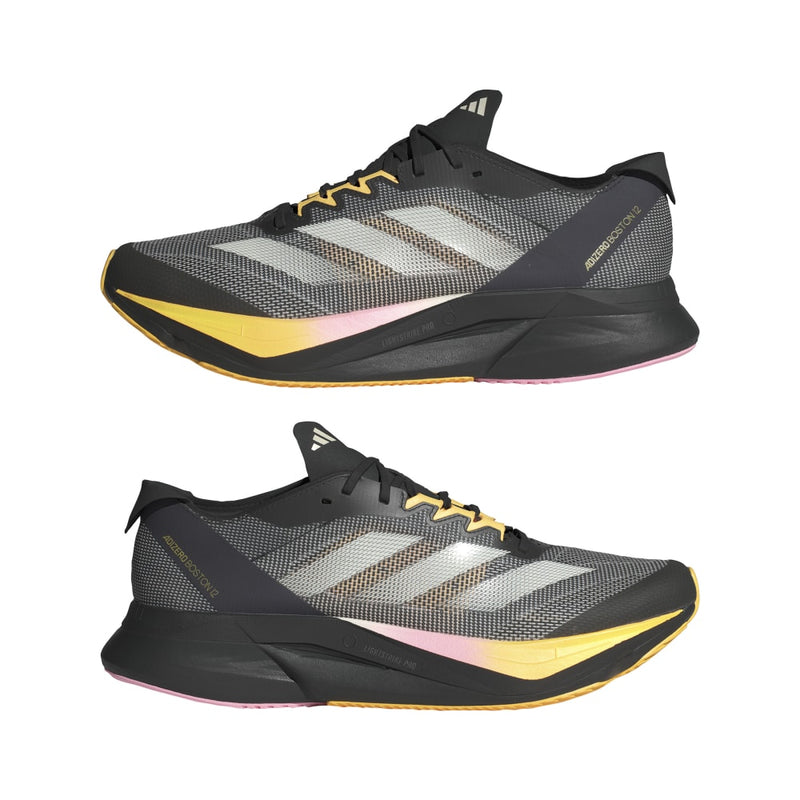 adidas ADIZERO BOSTON 12 M (MENS) コアブラック/ゼロメタリック/スパーク