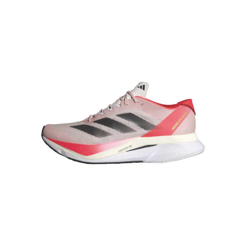 adidas ADIZERO BOSTON 12 W (WOMENS) サンディーピンク/オーロラメタリック/ソーラーレッド