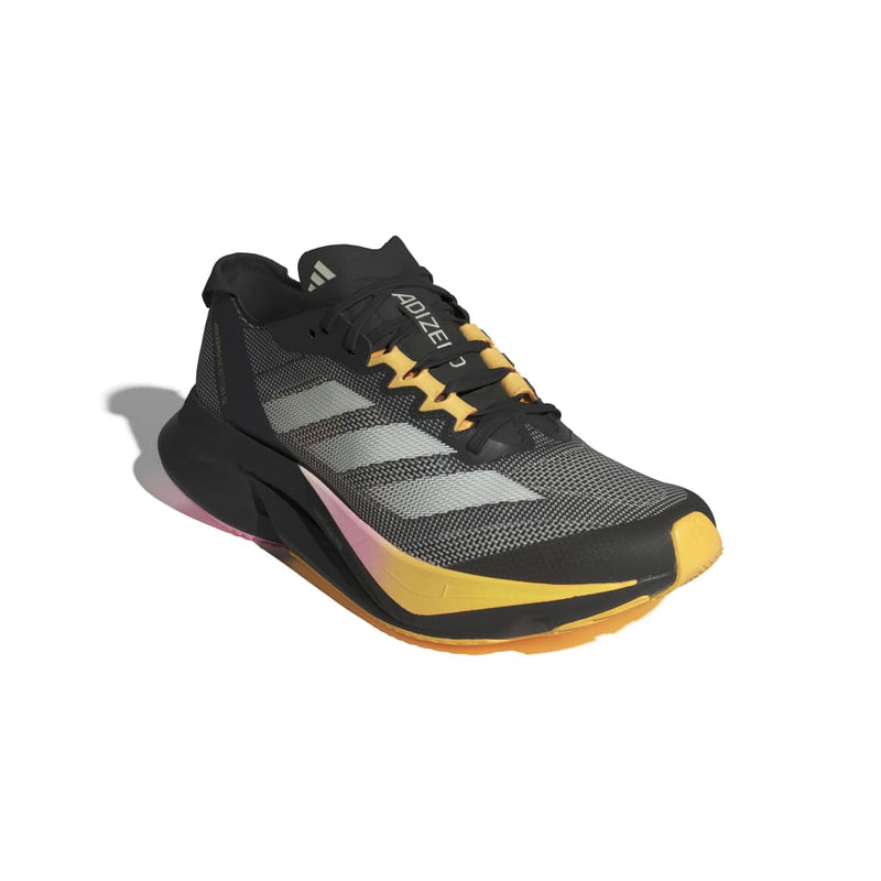 adidas ADIZERO BOSTON 12 W (WOMENS) コアブラック/ゼロメタリック/スパーク