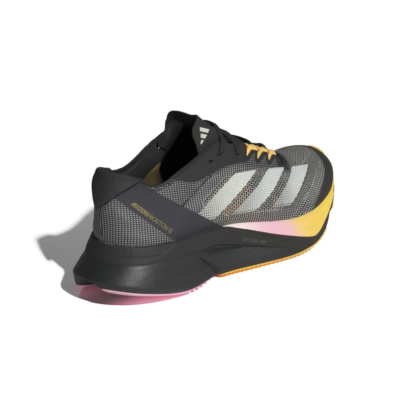 adidas ADIZERO BOSTON 12 W (WOMENS) コアブラック/ゼロメタリック/スパーク