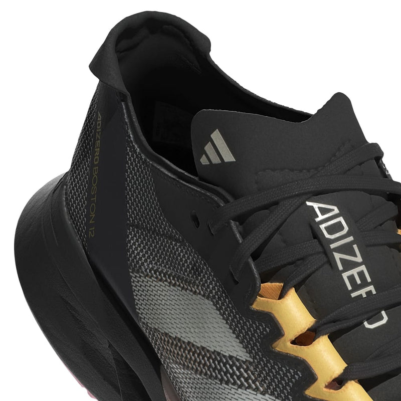 adidas ADIZERO BOSTON 12 W (WOMENS) コアブラック/ゼロメタリック/スパーク