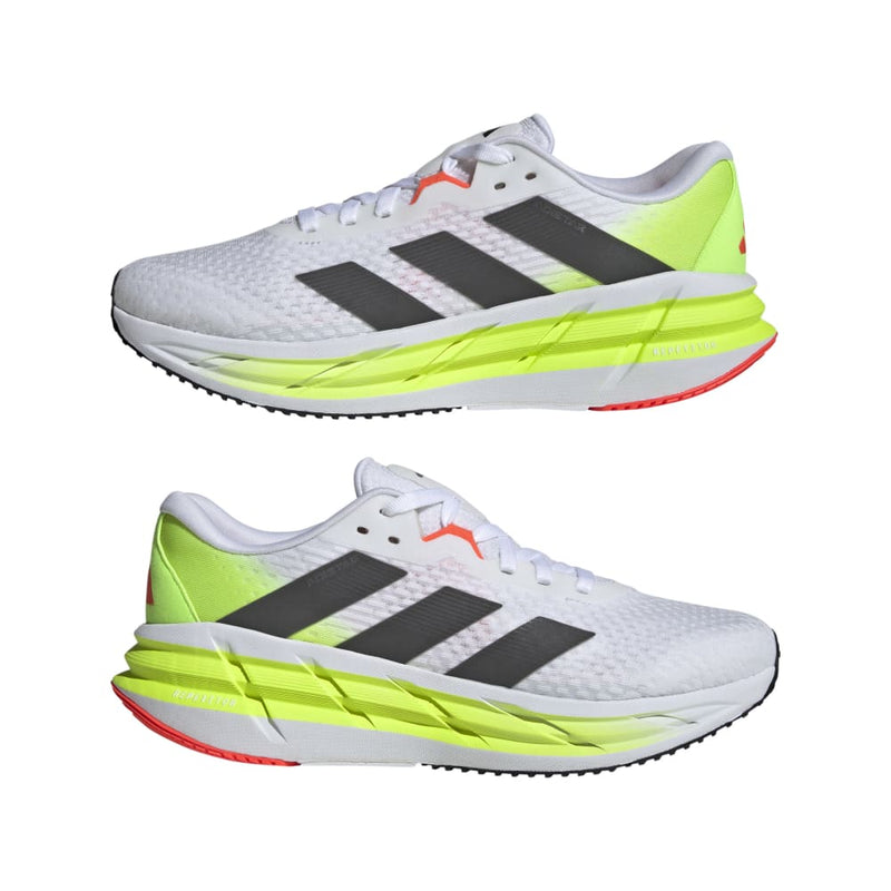 adidas ADISTAR 3 M (MENS) フットウェアホワイト/ナイトメタリック/ルシッドレモン
