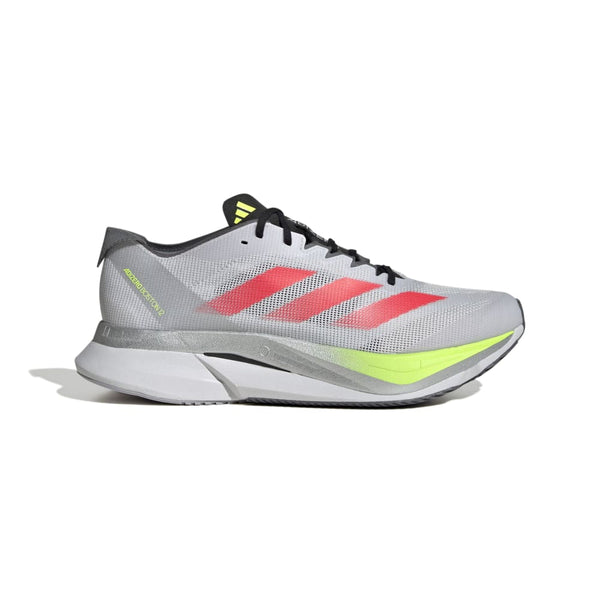 adidas ADIZERO BOSTON 12 M (MENS)  ダッシュグレー／ルシッドレッド／ルシッドレモン