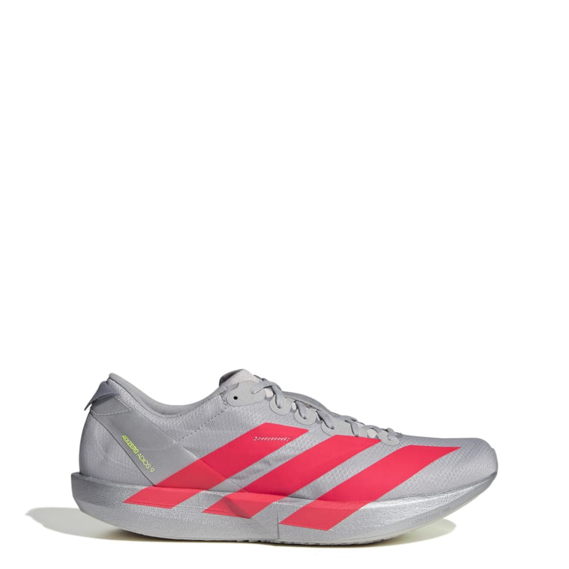 adidas ADIZERO JAPAN 9 M (MENS) グレーツー／ルシッドレッド／グレー