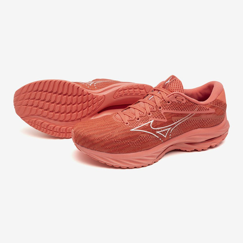 MIZUNO ウエーブライダー27（UNISEX） レッド×ホワイト