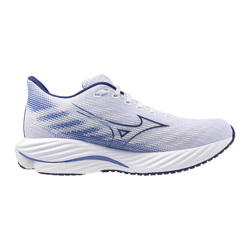 MIZUNO ウエーブライダー28 (MENS) ホワイト×ネイビー×ブルー